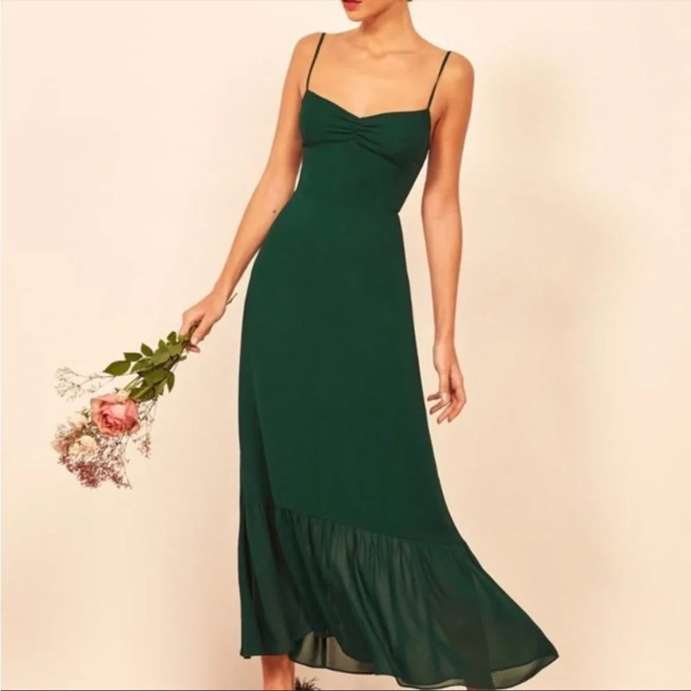 Reformation Emersyn ruffle hem maxi dress - Picture 2 of 9